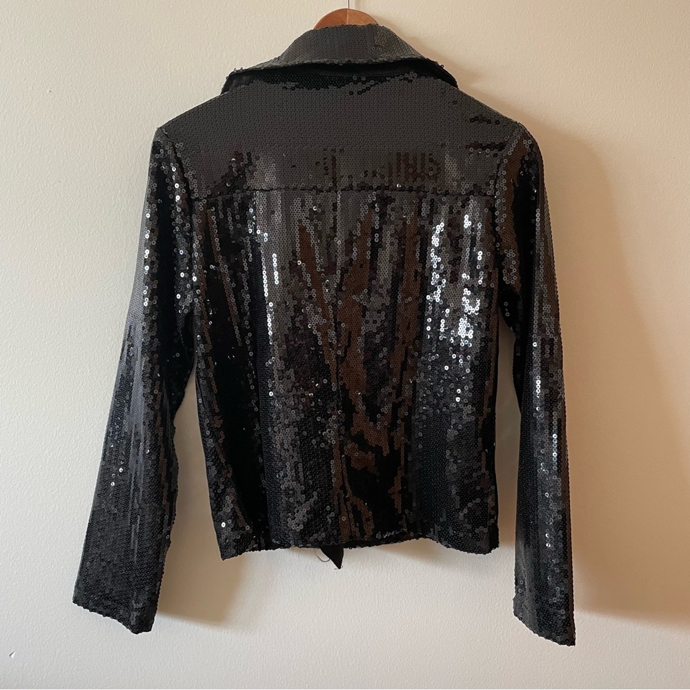 Weissman Black Sequin Jacket - image 3